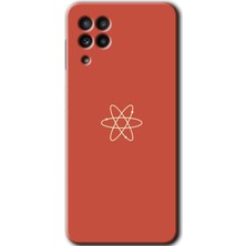 MRC İletişim Samsung Galaxy M32 Kılıf Hd Desen Baskılı Arka Kapak - Atom