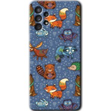 MRC İletişim Samsung Galaxy A52S Kılıf Hd Desen Baskılı Arka Kapak - Animals Funny