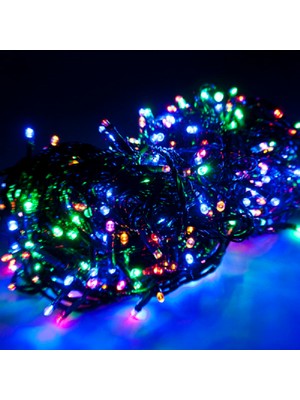 Kuzey Multi Color Rgb LED Light Renkli LED Işık 100 LED 4 Metre Pirinç LED Işık Renkli LED Işık 220 V Fişli