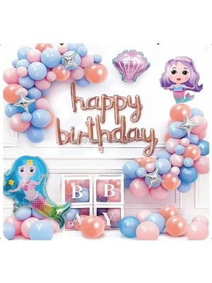Çıtı Pıtı Store Deniz Kızı Doğum Günü Partisi Süslemeleri
