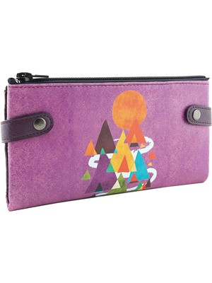 Perabags Doğa Baskılı Çıt Çıtlı Tasarım Cüzdan