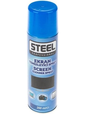 Steel Ekran Temizleyici Sprey 200 ML CK-3278 3278