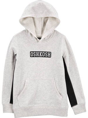 Oshkosh Erkek Çocuk Kapüşonlu Sweatshirt Gri