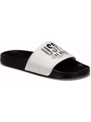 U.S. Polo Assn. Erkek Terlik Beyaz Renk Microfiber Malzeme ile Plaj ve Havuzda Konforlu Kullanım