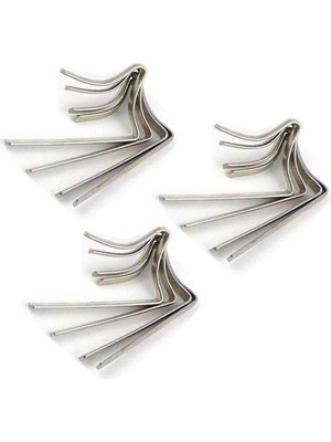Binbir Reyon Metal Masa Örtüsü Mandalı Masa Örtüsü Kıskacı 12 Adet RD073