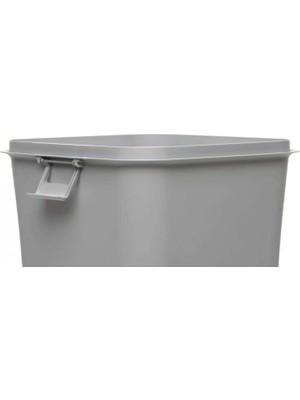 Motek Comfort Dust Bin Çöp Kovası Gri 18 lt