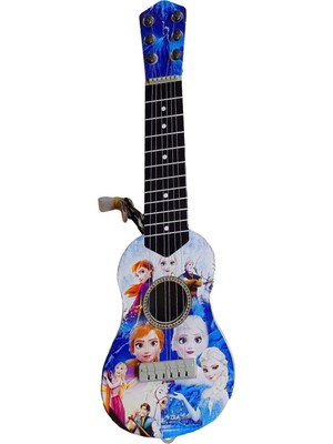 Çınaroğlu Avm Kutulu Frozen Çocuk Oyuncak Gitar Turkuaz 50 cm