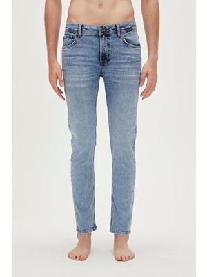 Bad Bear Xavier Jeans Buz Mavi Erkek Denim Pantolon