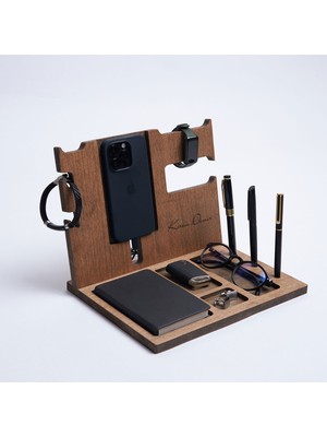 Hediye Sepeti Hediyesepeti El Yazısı Tasarımlı Isme Özel Masaüstü Kalem ve Aksesuar Düzenleyici