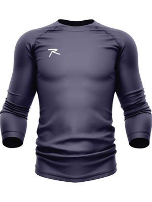 Raru Uzun Kollu T-Shirt Opto Lacivert