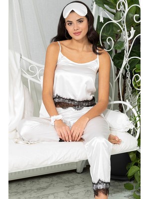 For You Sleepwear 5'li Dantel Detaylı Atlet Pantolon Takım S27647