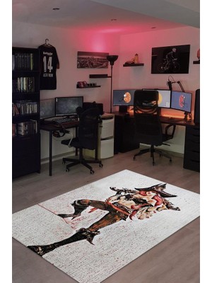 Homshtag Miss Fortune Dokuma Tabanlı Yıkanabilir Gamer Halısı