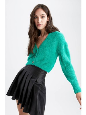 DeFacto Regular Fit V Yaka Hırka R1337AZ22AU