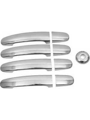 OTOTUNING53 Ford Transit Krom Kapı Kolu 4 Kapı 9 Parça 2018 ve Sonrası