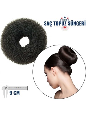 Transformacion Forero Saç Topuz Süngeri 9 cm Siyah 717317