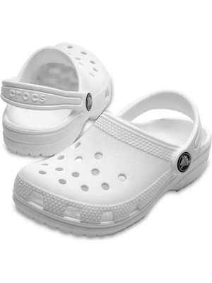 Crocs Classic Clog K Çocuk Beyaz Terlik 206991-10010