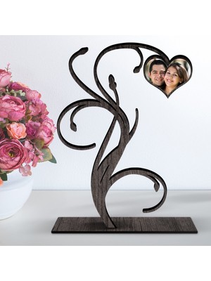 BK Kişiye Özel Çiçek Filizi Resimli Masaüstü Biblo - 3