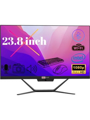 Redrock Aio I5-11400T,8GB,1TB Nvme,23,8"inç All In One Pc 1920*1080 Full Hd Kablosuz (Klavye&mouse)