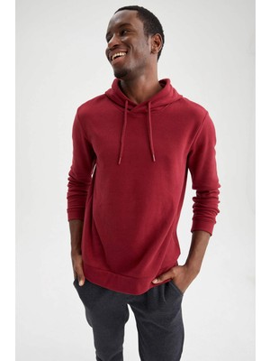 DeFacto Regular Fit Kapüşonlu Basic Sweatshirt S9052AZ21AU