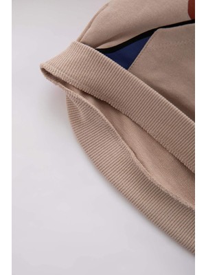 DeFacto Erkek Bebek Baskılı Kapüşonlu Sweatshirt Z3799A222WN