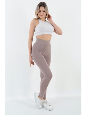 Dream Style Kadın Yüksek Bel Lastikli Toparlayıcı Özellikli Tayt