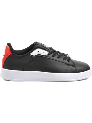 Walkway Lena Siyah-Beyaz-Kırmızı Sneaker