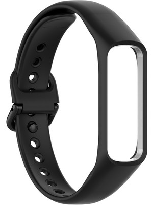 Gpack Samsung Galaxy Fit 2 R220 Kordon Mat Klasik Silikon HS07 Siyah