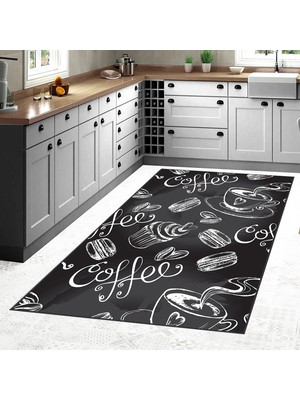Rovigo Home Dijital Baskı Yıkanabilir Kaymaz Taban Mutfak Halısı RVG2087-SD035