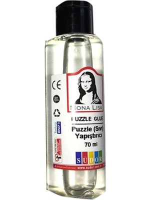 Mona Lisa Puzzle Yapıştırıcısı 70 ml 1 Adet  Pazıl Yapıştırıcısı 1 Adet Südor Sıvı Puzzle Yapıştırıcısı
