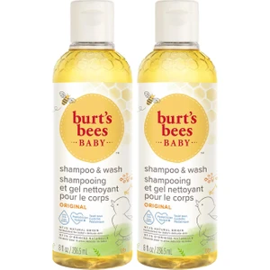 Burt's Bees Bebek Saç ve Vücut Şampuanı - Baby Bee Shampoo Body Wash x 2 236.5 ml