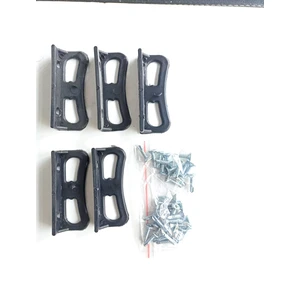 Sağlam Yapı 17x25 Cm Sineklik Kulp Tutamak 5'Li Siyah