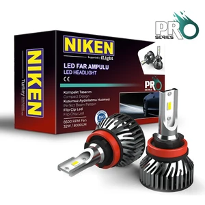 Pro 9012 LED Xenon Far Aydınlatma Seti Şimşek Etkili 8000LM