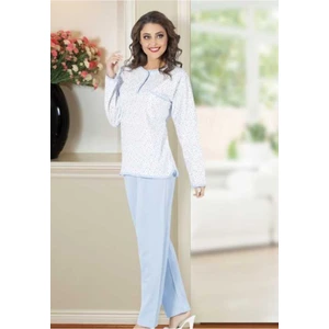 Uzun Kollu Anne Pijama Takımı