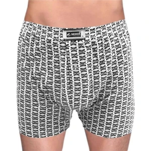Seher Yıldızı Erkek Gri 3 Adet Pamuklu Desenli Boxer 0007 4262