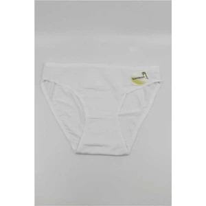 Kadın Ten Bambu Kumaş Slip Külot 12 Adet