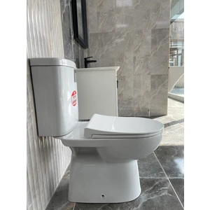 Alize Kanallı Alttan Çıkışlı Klozet+Rezervuar