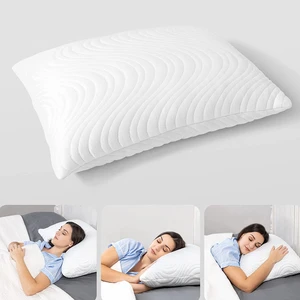 Elyaf Sepeti Visko Uyku Yastığı Premium Kılıflı 1500 gr Dolgulu Visco Sünger 50X70 Ebatında