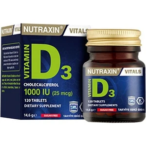 Vitamin D3 120 Tablet D Vitamini Takviyesi