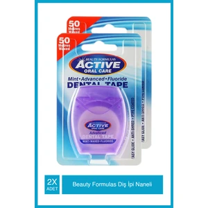Beauty Formulas Esnek Diş Ipi Nane Aromalı 50 Metre X2 Adet
