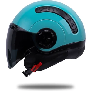 Sx.10 Turkuaz Kask Siyah Cam