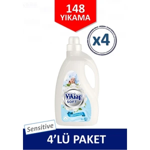 Çamaşır Yumuşatıcısı Sensitive 3 Litre 4 Adet