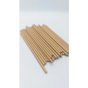 Pars Mum Kağıt Pipet Kraft 100 Adet 8mm*20 cm