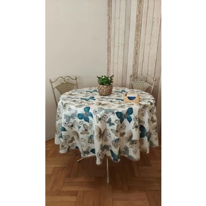 Duck Kumaş Yuvarlak Yemek Masası Örtüsü