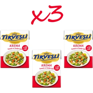 %18 Yağlı Krema 3 x 200 ml