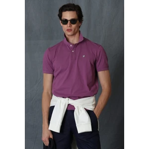 Laon Spor Polo Yaka Erkek Tişört Bordo
