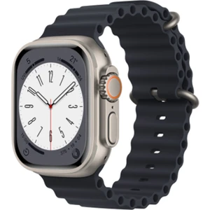 Apple Watch Uyumlu Seri 8/7/6/se/5/4/3 Okyanus Silikon Kordon 45/44/42MM ve 41/40/38MM ile Uyumlu
