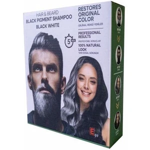 Egş Cosmetics Hair& Bead Black Pigment Şampuan Black White 200 ml