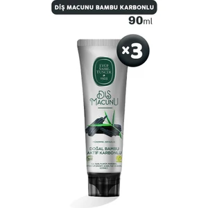 Eyüp Sabri Tuncer Diş Macunu Bambu Karbonlu 90 ml x 3