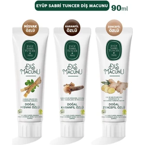 Eyüp Sabri Tuncer Diş Macunu Misvak, Karanfil ve Zencefil 90 ml