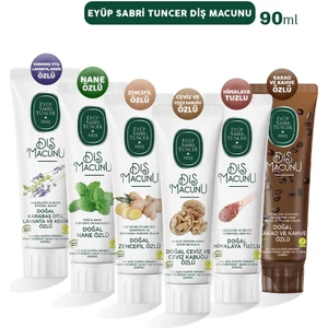 Eyüp Sabri Tuncer Diş Macunu Ceviz, Himalaya, Kakao, Lavanta, Nane ve Zencefil